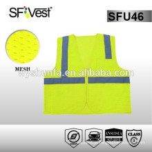 Novos produtos quentes Para 2015 Vestuário de segurança industrial Amarelo alta visibilidade safety road veste ansi / isea 107-2010